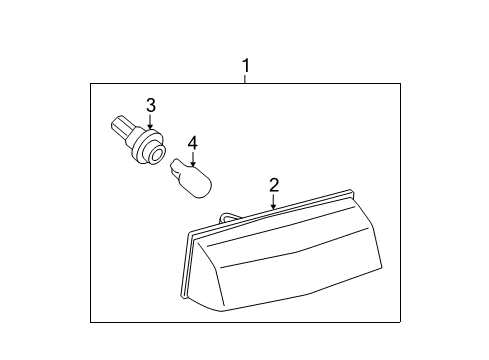 2014 Toyota Prius License Lamps Diagram