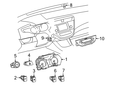 2018 Toyota Avalon Trunk, Electrical Diagram