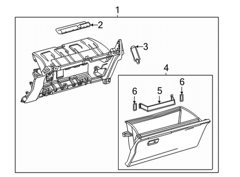 2019 Toyota Mirai Glove Box Diagram