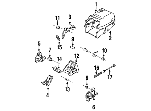 1985 Toyota Pickup Steering Column, Steering Wheel & Trim Diagram 5 - Thumbnail