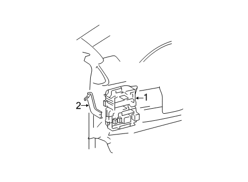 2010 Toyota Camry Block Assembly, Driver S Diagram for 82730-33C61