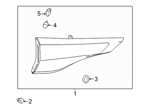 2021 Toyota Sienna Bulbs Diagram 2 - Thumbnail