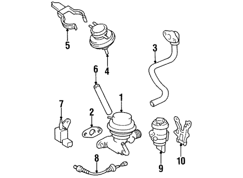 1997 Toyota Tercel Powertrain Control Diagram