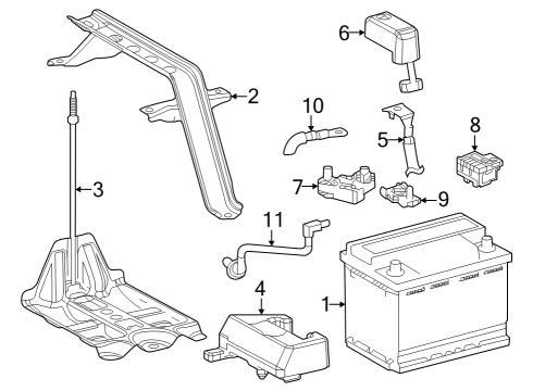 2024 Toyota Grand Highlander BLOCK ASSY, JUNCTION Diagram for 82670-48160