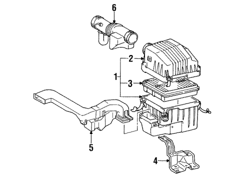 1994 Toyota Paseo Air Intake Diagram