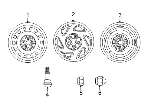 2001 Toyota Sienna Wheels Diagram