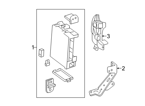 2015 Scion iQ Bracket, Wiring Harness Clamp Diagram for 82715-74510