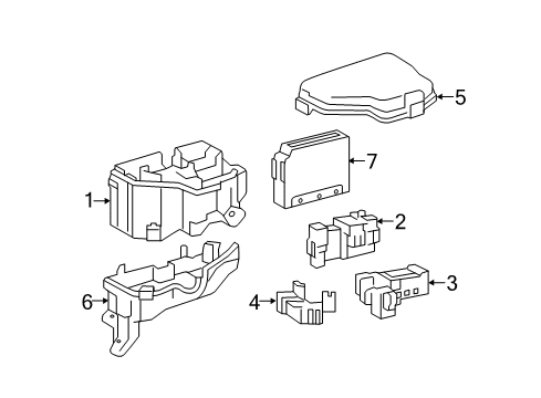 2015 Toyota Yaris Fuse & Relay Diagram 1 - Thumbnail