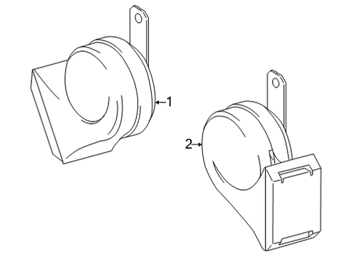 2024 Toyota Tundra Horn Diagram