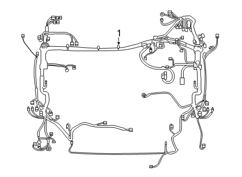 2019 Toyota RAV4 Wire Engine Room Ma Diagram for 82111-0R820