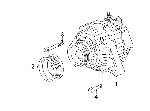 2006 Toyota Highlander Alternator Diagram 2 - Thumbnail