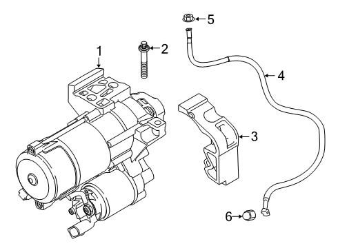 2022 Toyota GR Supra Starter Diagram