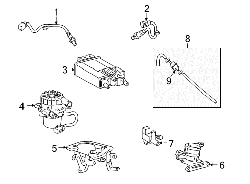 2010 Toyota 4Runner A.I.R. System Diagram