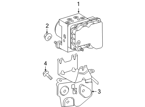 2006 Toyota Sienna ABS Components, Electrical Diagram 2 - Thumbnail