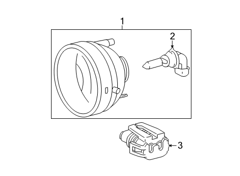 2010 Toyota Tacoma Bulbs Diagram