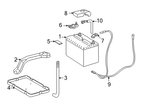 2006 Toyota Camry Battery Diagram