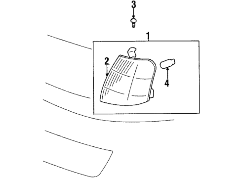 1995 Toyota Avalon Park Lamps Diagram