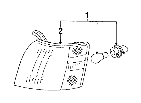 1994 Toyota Tercel Signal Lamps Diagram