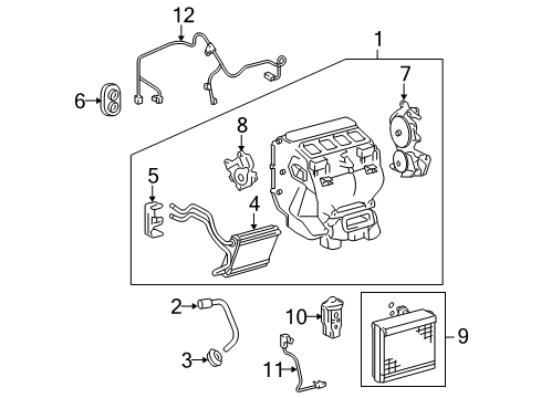 2010 Toyota Venza Air Conditioner Diagram 2 - Thumbnail