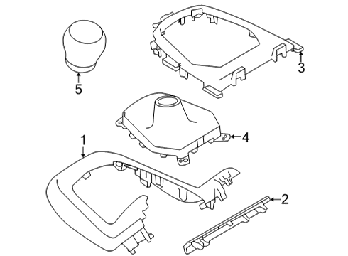 2023 Toyota GR86 BOOT ASSY MT Diagram for SU003-09374