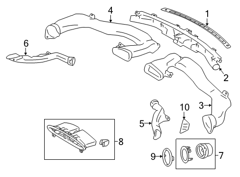 2014 Scion FR-S Ducts Diagram