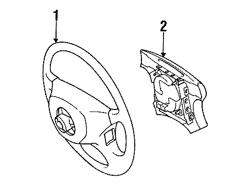 1987 Toyota Supra Steering Column & Wheel, Steering Gear & Linkage Diagram 4 - Thumbnail