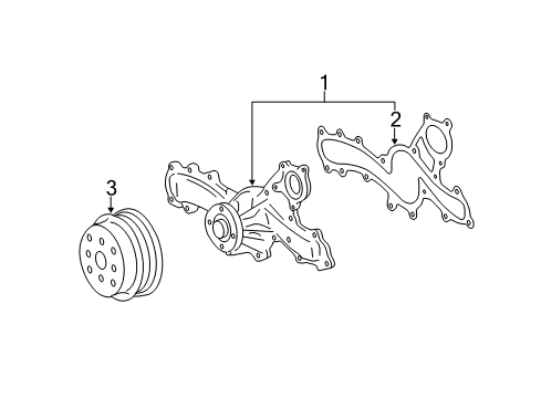 2012 Toyota Avalon Water Pump Diagram