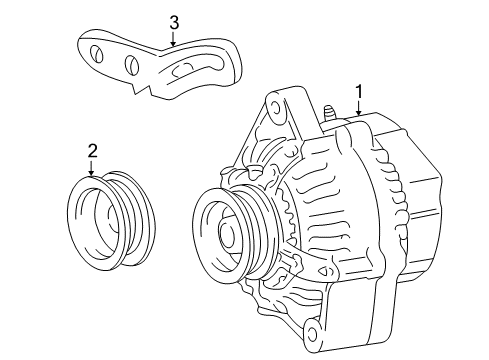 2005 Toyota Echo Alternator Diagram 2 - Thumbnail