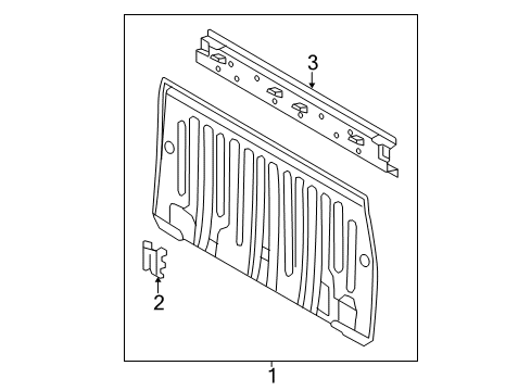 2021 Toyota Tundra Back Panel Diagram