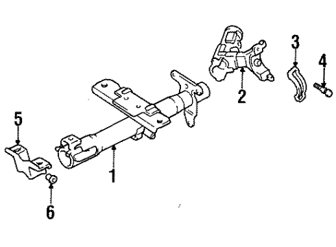 1995 Toyota Tercel Housing & Components Diagram