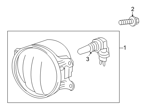 2010 Toyota RAV4 Fog Lamps Diagram