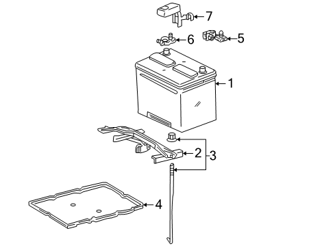 2008 Toyota Sienna Battery Diagram