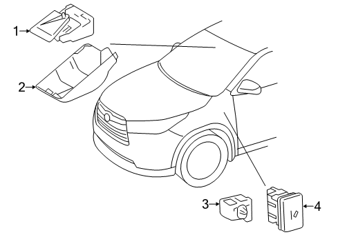 2019 Toyota Highlander Electrical Components Diagram