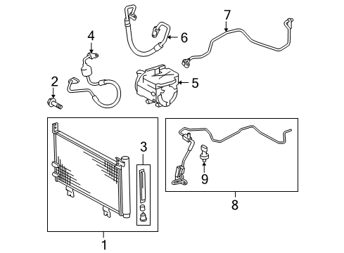 2008 Toyota Camry Air Conditioner Diagram 2 - Thumbnail