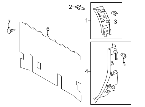 2018 Toyota Tundra Interior Trim - Cab Diagram 4 - Thumbnail