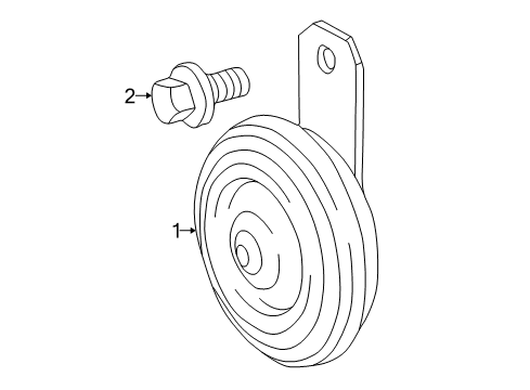 2004 Toyota Tundra Horn Diagram 2 - Thumbnail