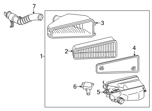 2011 Toyota Tacoma Filters Diagram 2 - Thumbnail