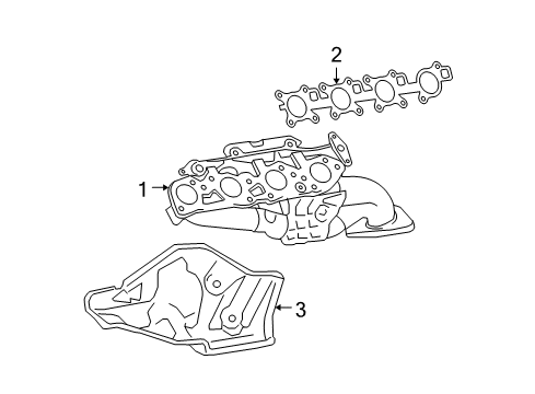 2013 Toyota Tundra Exhaust Manifold Diagram 3 - Thumbnail