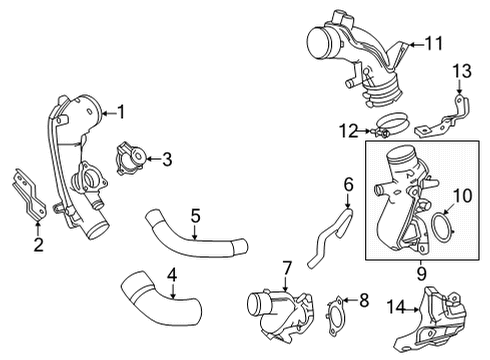 2024 Toyota Tundra Intercooler  Diagram 1 - Thumbnail