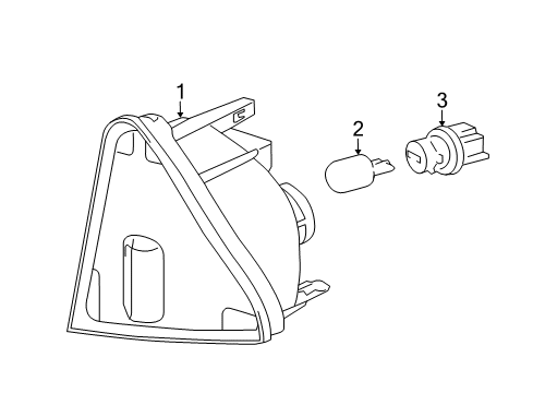 2012 Toyota Prius C Bulbs Diagram 1 - Thumbnail