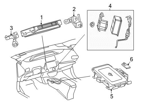 2017 Toyota Prius Battery Assembly, MAYDAY Diagram for 86770-47010