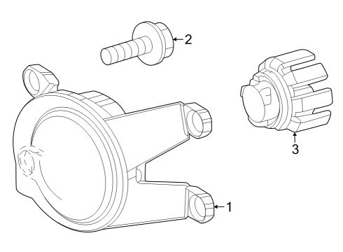 2022 Toyota RAV4 Fog Lamps Diagram 4 - Thumbnail