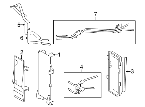 2009 Toyota Sequoia Hose, Oil Cooler Inlet Diagram for 32941-0C010