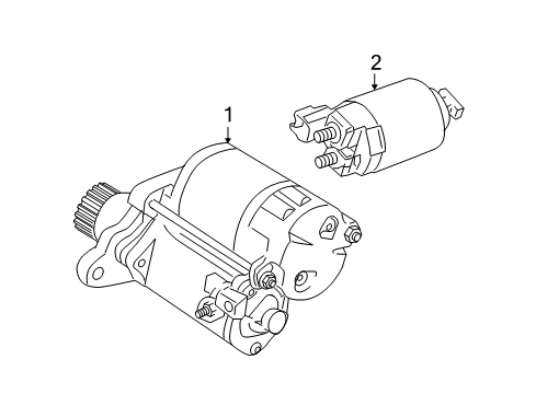 2007 Toyota Solara Starter, Electrical Diagram