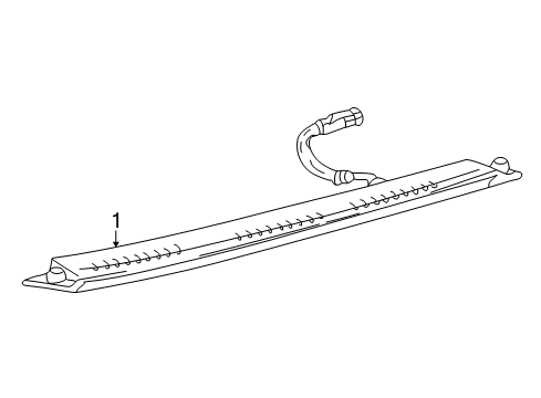 2001 Toyota Solara High Mount Lamps Diagram 2 - Thumbnail