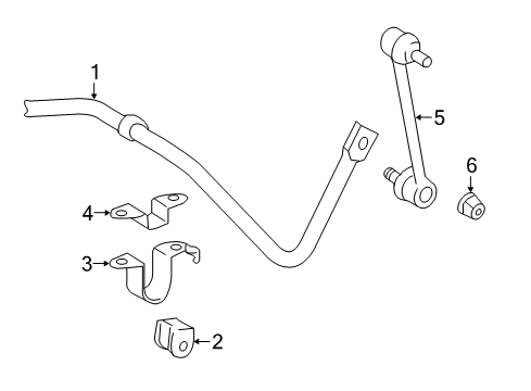 2015 Toyota Camry Bracket, STABILIZER Diagram for 48827-06010