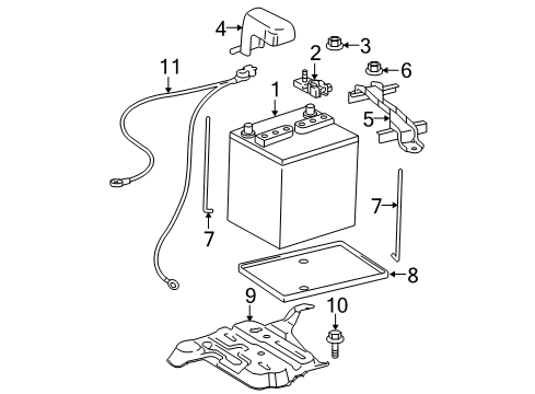 2006 Scion tC Cover, Connector Diagram for 82821-20440