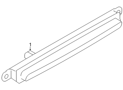 2023 Toyota GR86 High Mount Lamps Diagram