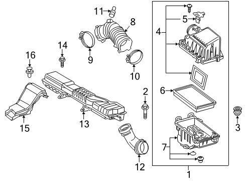 2022 Toyota Corolla Vent Pipe Diagram for 12229-0T030