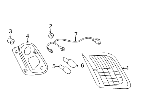 2008 Toyota Camry Bulbs Diagram 10 - Thumbnail